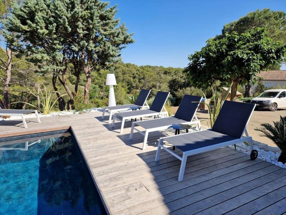 Magnifique Villa De Luxe Au Coeur De La Garrigue Νιμ Εξωτερικό φωτογραφία