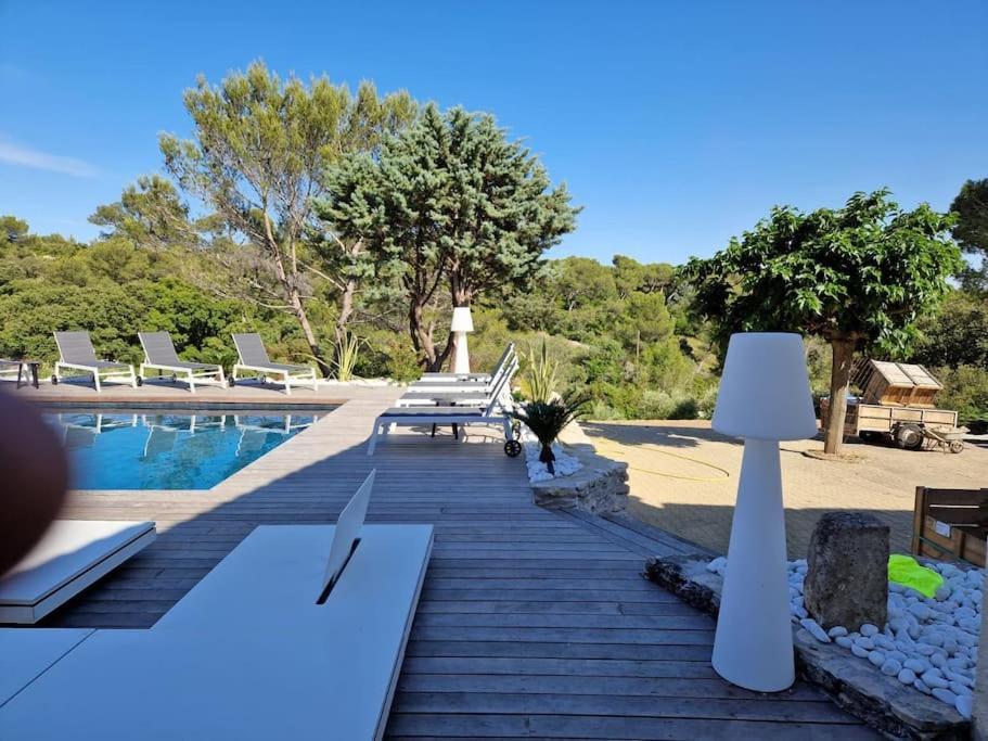 Magnifique Villa De Luxe Au Coeur De La Garrigue Νιμ Εξωτερικό φωτογραφία