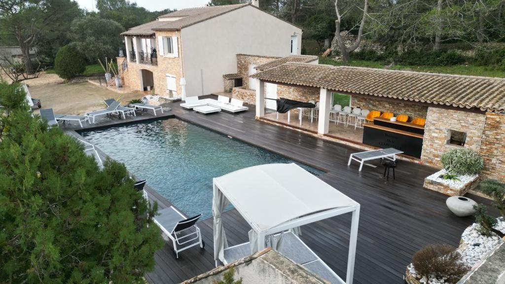 Magnifique Villa De Luxe Au Coeur De La Garrigue Νιμ Εξωτερικό φωτογραφία
