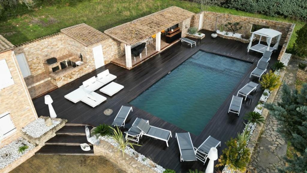 Magnifique Villa De Luxe Au Coeur De La Garrigue Νιμ Εξωτερικό φωτογραφία